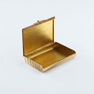 Premium Metal Cigarette Case Double Sided <b>Spring</b> <b>Clip</b> Holder Portable Pocket Stainless Steel Cigar Storage Case Custom Logo - Product Image 3