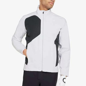 Veste coupe-vent de golf pour homme, design color block, imperméable, respirante, légère, vêtements de sport tendance, OEM - Product Image 3