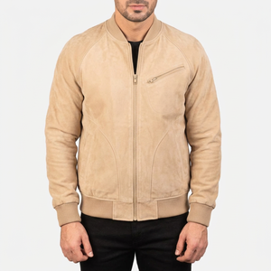 Producción de chaquetas de gamuza de marca privada para boutiques, venta al por mayor de gamuza auténtica, corte ajustado, MOQ bajo - Product Image 1