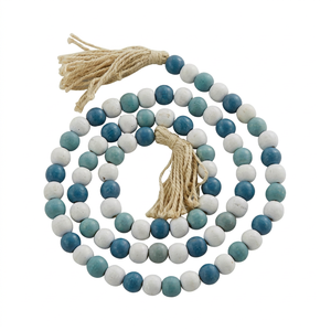 Guirnalda de Cuentas Hecha a Mano al por Mayor, Guirnalda de Cuentas Personalizada, Decoración Boho para el Hogar, Decoración Rústica para Casa de Campo, Proveedor OEM ODM al por Mayor - Product Image 2
