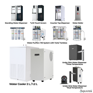 Dispensador de Agua de Encimera Tipo Estándar AQ-2113, Dispensador de Agua de Tres Temperaturas 910W con 1 Año de Garantía - Product Image 2
