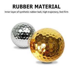 Balles de golf en caoutchouc souple de qualité supérieure pour l'entraînement des débutants, équipement léger et résistant aux chocs - Product Image 2