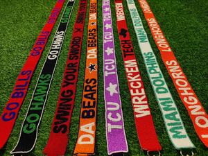 Replacement Handbag Strap Beaded Crossbody Handle Seed Bead Shoulder Belt Game Day Accessory Sports Team Sashes Wide Purse Parts - Product Image 6