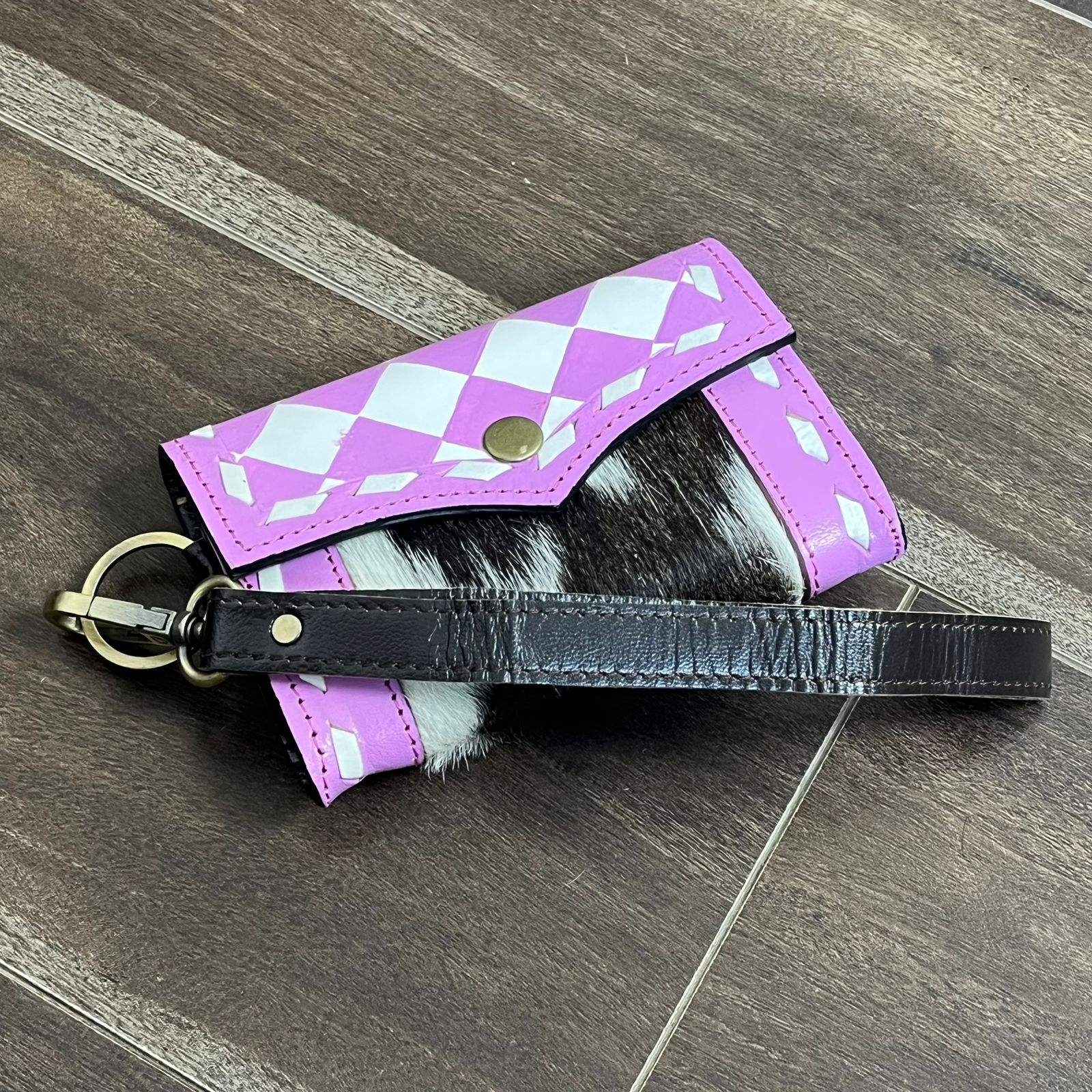 Purple & White Checkered