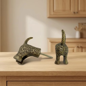Bronze Animal Shape Drawer Knob With Screw Durable Cabinet Pull Handle Connectors For Kitchen Shelf Support - Product Image 1