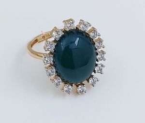 แหวนทองแท้สำหรับผู้หญิง ดีไซน์หรูหรา เงางามโดดเด่น เหมาะสำหรับลุคแฟชั่นที่ดูมีระดับ งานแต่งงาน และโอกาสพิเศษ - Product Image 3