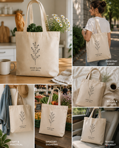 Sac fourre-tout en jute personnalisé 300 GSM, réutilisable, écologique, pour les voyages et les courses, imprimé, en toile naturelle - Product Image 3