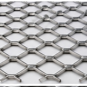 Rouleau de treillis métallique expansé en aluminium, treillis métallique expansé en aluminium à motif losange, treillis métallique expansé en aluminium à trous losangés - Product Image 2