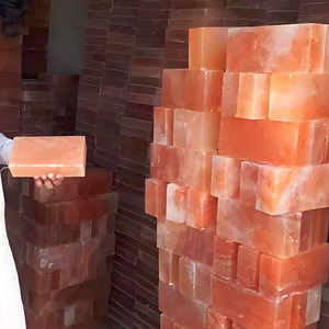 Briques de sel de l'Himalaya sur mesure en gros, blocs de pierre de sel naturelle, carreaux de mur en sel pour spa, sauna, décoration intérieure - Product Image 3