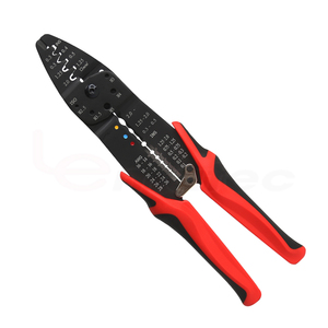 Herramienta Industrial Multifunción para Pelar y Crimpar Cables 6 en 1, Acero al Carbono SK5, Mango de TPR, Fabricación Taiwanesa, OEM ODM - Product Image 1