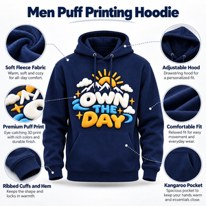 Sudadera con Capucha Profesional para Hombre con Estampado de Alta Definición, Tela Suave y Costuras Resistentes para Uso Diario - Product Image 6