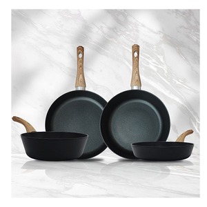 [Dearkit] Poêle à frire antiadhésive en aluminium DK0002 – Collection d'ustensiles de cuisine essentiels de style café moderne - Product Image 4