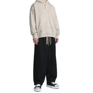 Sweat-shirts d'hiver uniques en coton 100% de qualité supérieure, taille personnalisée, effet vieilli, tissu polaire, vente en gros, style streetwear - Product Image 3