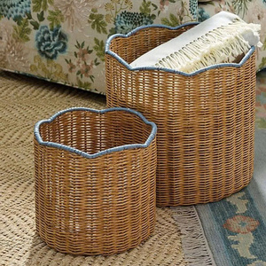 Organizador de Ropa de Ratán Hecho a Mano, Cesta de Almacenamiento Moderna, Color, Forma y Logotipo Personalizables, de Vietnam, HNH Craft - Product Image 5
