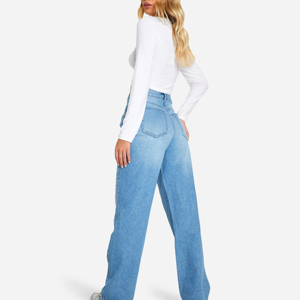 Pantalones Vaqueros de Mezclilla para Mujer Más Vendidos al por Mayor, Diseño Personalizado, Proveedor de Jeans de Alta Calidad, Pantalones Vaqueros para Mujer a Bajo Precio - Product Image 2
