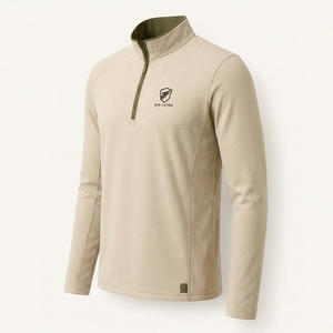 Veste de sport personnalisée à demi-zip – Vêtement d'entraînement respirant pour hommes, femmes et jeunes – Pull d'équipe à séchage rapide - Product Image 6