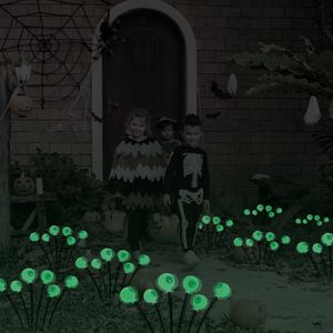 Confezione da 2/4 Pezzi, Decorazioni Halloween da Esterno, Luci Solari a Forma di Occhi Spaventosi, Luci Oscillanti per Sentieri, Ornamenti per Halloween - Product Image 3