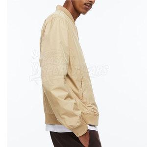 Chaqueta Bomber de Invierno para Hombre, Ecológica y Transpirable, con Logotipo Frontal, Nailon/Poliéster, Colores y Tallas Personalizables, Venta al Por Mayor - Product Image 3