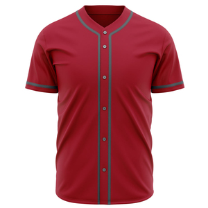 <b>Button</b> Front Baseball Jersey Breathable Athletic Team <b>Shirt</b> Quick Dry Sportswear For Training Events Club Matches And Outdoor - Product Image 1