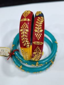 22K Solid Gold Pola <b>Bangle</b> <b>Bracelets</b> for Women Traditional Bengali Bridal Wedding Jewelry LISA JEWELLERS BIS Certified Pure Gold - Product Image 3