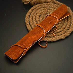 Ensemble de couteau et fourchette à brisket en acier inoxydable forgé de qualité supérieure, avec étui en cuir, accessoires de barbecue, cadeau pour les maîtres du barbecue, kit de découpe, pour chef grill - Product Image 3