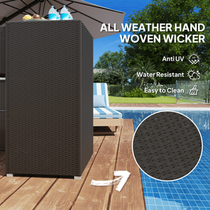 Outdoor <b>Storage</b> Solution Rack Cabinets <b>Lockers</b> Rolling Wardrobe - Product Image 6
