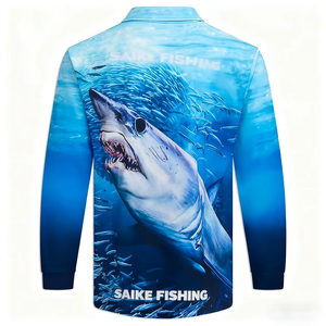 <b>Men</b> Women Upf50 Quick Dry Breathable Fishing <b>Shirts</b> logo Design Hooded Fishing Hoodie Long Sleeve Fishing Jersey Custom Mask - Product Image 5