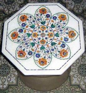 Mesa de Centro Moderna con Incrustaciones de Mármol Negro, Importador y Exportador Indio, Superficie Brillante, Forma Cuadrada, para Hogar, Oficina, Hotel - Product Image 6