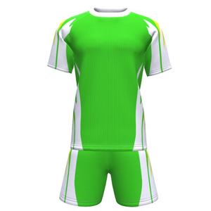 High Quality <b>Soccer</b> Uniform Kits for Children Customizable Blue Black Green Red Sublimation Factory Shipped Football Wear - Product Image 3
