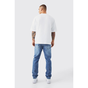 Durable <b>work</b> <b>jeans</b> for men with heavy duty stitching flexible fit and long lasting comfort for construction and outdoor use - Product Image 2