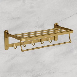 Modern Stainless Steel <b>Towel</b> <b>Bar</b> Wall Mounted Metal Bathroom <b>Towel</b> Holder - Product Image 3