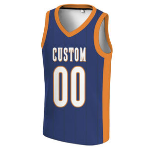 Camiseta de Baloncesto Ligera y Transpirable con Estampado y Logotipo Personalizado, Secado Rápido, 100% Poliéster, Ropa Deportiva para Hombre - Product Image 6