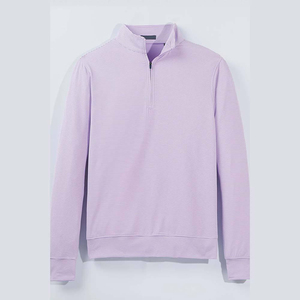 <b>Men's</b> Blue Quarter-Zip Fleece <b>Jacket</b> Breathable Casual Knitted Long Sleeve Solid Color Autumn Wear <b>cycling</b> outerwear - Product Image 4