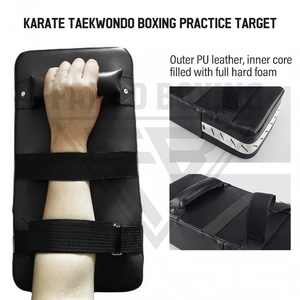 Escudos de Boxeo Ajustables con Gancho y Bucle, Antideslizantes, Totalmente Negros, para Entrenamiento Deportivo, de Calidad Premium, Personalizables y Duraderos, Modelo 2026 - Product Image 6