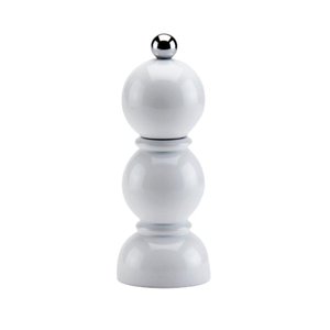 Molinillo de Sal y Pimienta con Acabado Brillante, Forma Redondeada, Lacado, Ideal para Decoración de Cocina, Hecho en Vietnam - Product Image 3