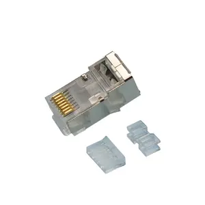 copper shielded EMI network cabling connector RJ45
