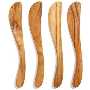Spatule-cuillère en bois de manguier artisanale, ustensile de cuisine écologique de qualité supérieure - Product Image 4