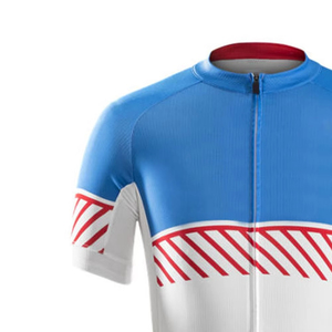 Maillot de cyclisme personnalisé pour hommes, manches courtes, VTT, cyclisme sur route, OEM, professionnel, été, extensible, Spandex/Polyester - Product Image 6