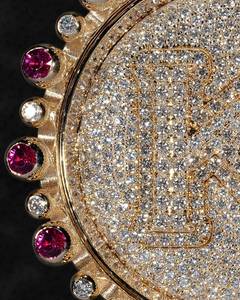 Pendentif Road Runner en Moissanite VVS taille ronde, en Argent 925, avec nom lettre serti de pierres, style Rapper Hip Hop, pour cadeaux - Product Image 6