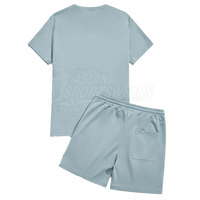 Nouvelle Arrivée 2026 – Ensemble T-shirt et Short Décontracté d'Été pour Homme, Respirant, 100% Coton, Personnalisable, Fabriqué au Pakistan