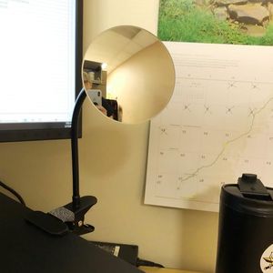 Specchio di Sicurezza Convesso Clip-On da 3,35 Pollici per Sicurezza Personale e Monitor Retrovisori, Versatile Monitor di Sicurezza da Scrivania - Product Image 3
