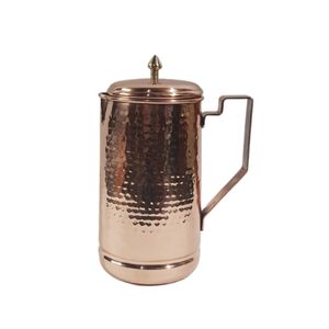 Ensemble de verres à eau en cuivre pur traditionnel, design en relief, tasses de bien-être ayurvédique pour la cuisine et l'hôtellerie - Product Image 4