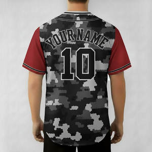 ชุดเบสบอลทีม OEM เสื้อและกางเกงแบบสั่งทำ ลายพิมพ์แบบ Sublimation ออกแบบเองได้ ชุดยูนิฟอร์มเบสบอลสโมสร แขนสั้น สีพื้น สำหรับทุกฤดูกาล - Product Image 6