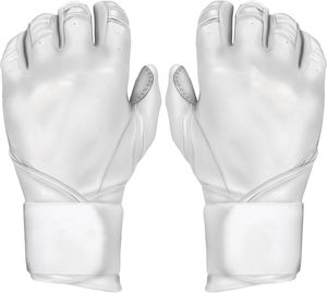 Gants de baseball professionnels personnalisés de haute qualité Hamilo Sports pour receveur droitier, en cuir antidérapant, à doigts entiers - Product Image 5