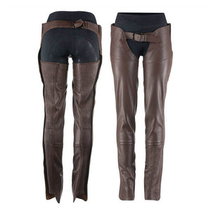 Men's Custom Made Breathable Leather Full Western <b>Chaps</b> Adult Size Custom Design Color Luxury Horse <b>Riding</b> Equestrian <b>Chaps</b> - Product Image 1