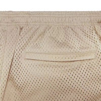 Shorts de sport décontractés pour hommes en nylon/coton respirant à séchage rapide avec logo personnalisé sur le devant