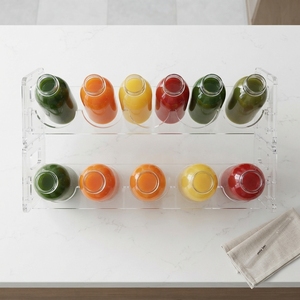 Transparent Acrylic Modern Portable Beverage Bottle <b>Display</b> Stand for Retail Counter Merchandising and Store Promotion - Product Image 3