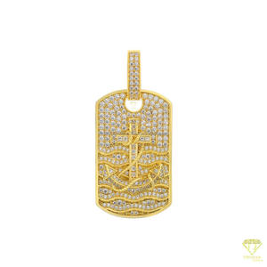 Luxury 18K Gold Plated Pendant with Moissanite in 925 Sterling Silver Hip Hop Jewelry Necklace GIA Certified - Product Image 5