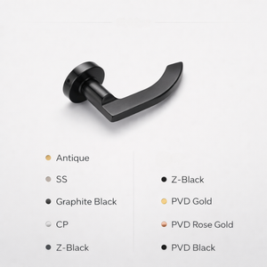 Elegant Solid Brass Door <b>Handle</b> Set with Mortise <b>Lock</b> |Luxury Lever <b>Handles</b> for Interior Doors, Office & Hotel Interior Decor - Product Image 5