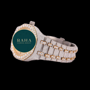 Reloj de Lujo RAHA para Mujer, Caja de Acero Inoxidable, Esfera de Cristal Analógica, Resistencia al Agua 5BAR, Cierre de Mariposa, Movimiento ETA - Product Image 2